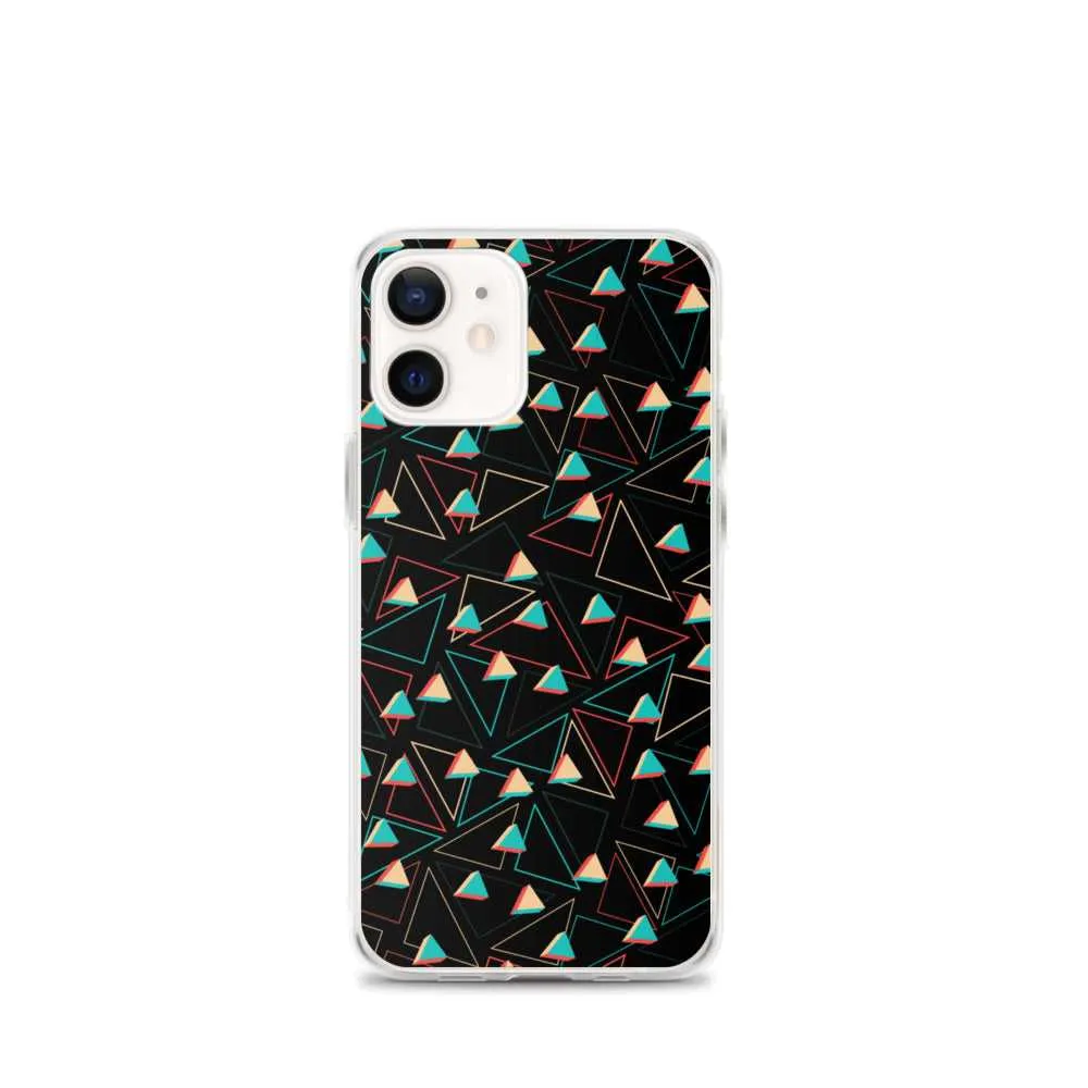 Triangular Candied Black iPhone Case