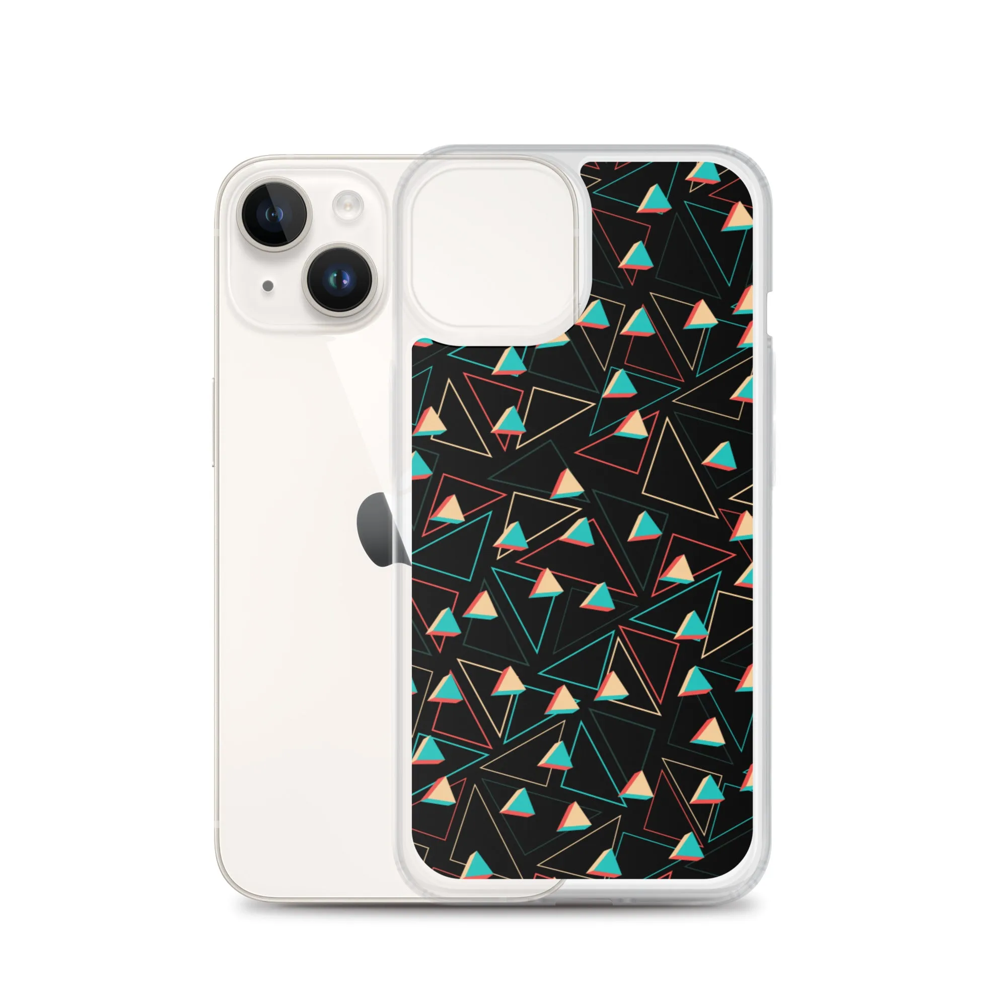 Triangular Candied Black iPhone Case