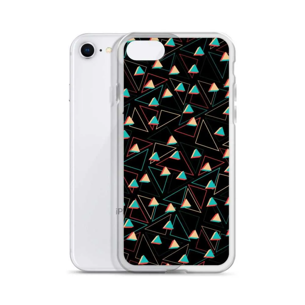 Triangular Candied Black iPhone Case