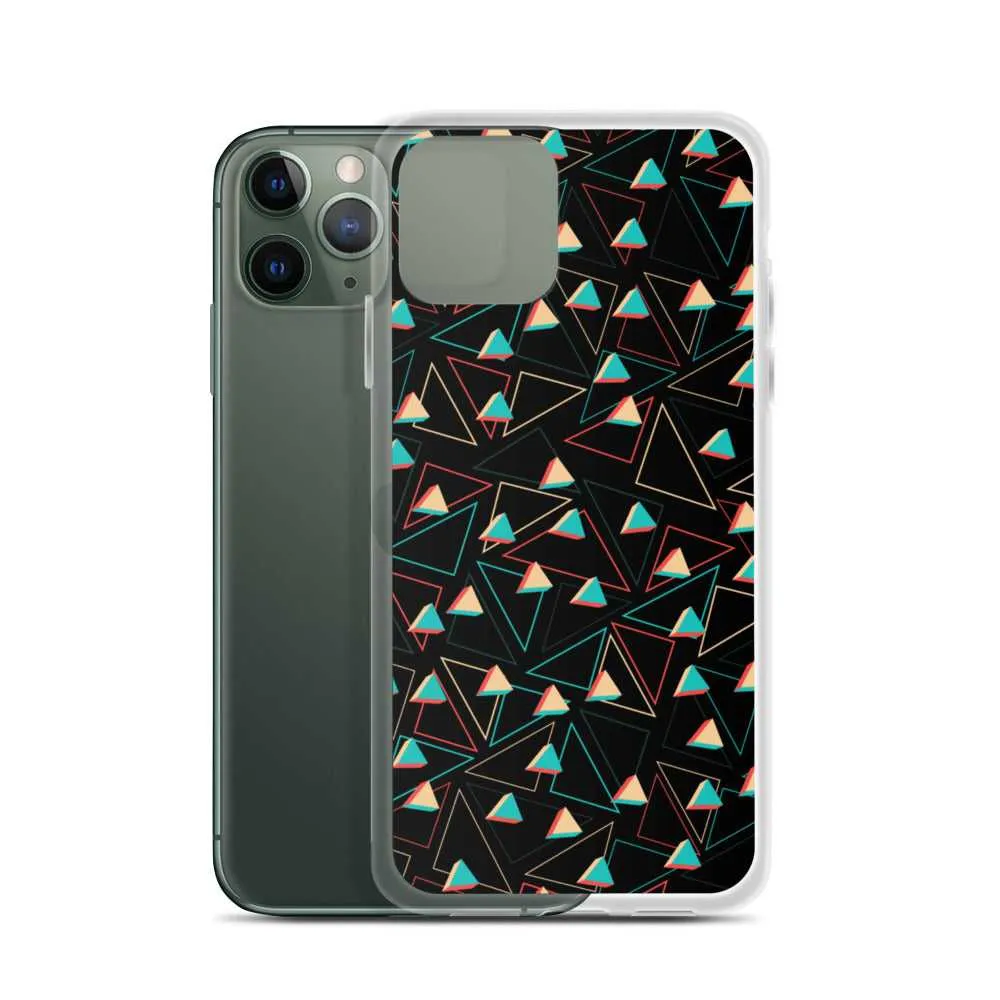 Triangular Candied Black iPhone Case