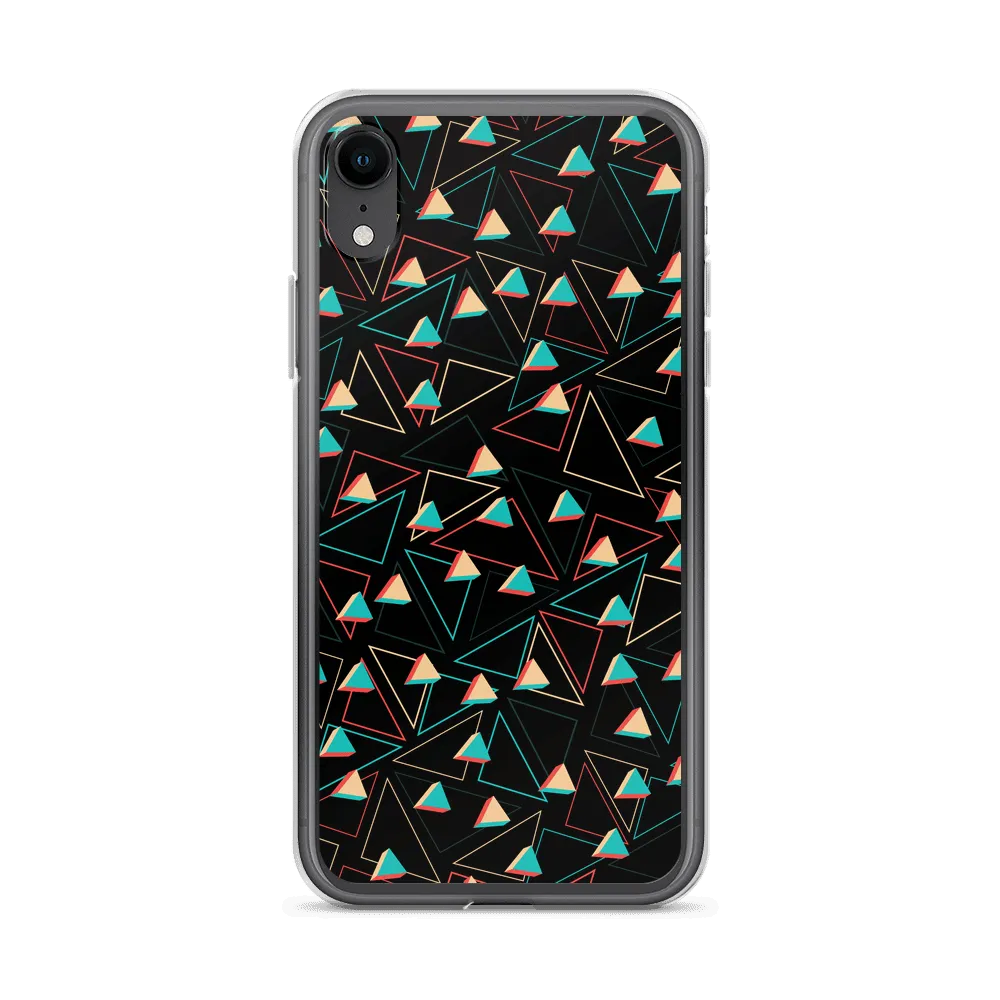 Triangular Candied Black iPhone Case