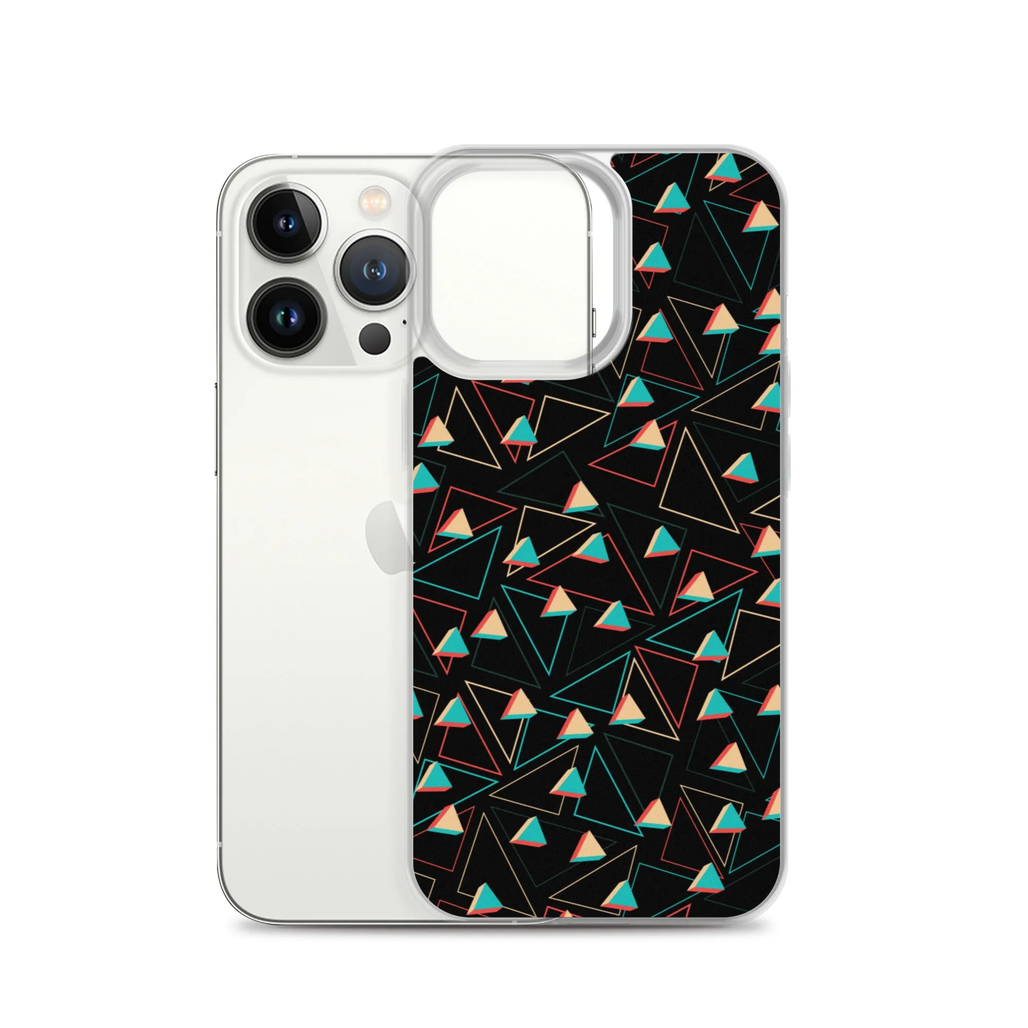 Triangular Candied Black iPhone Case