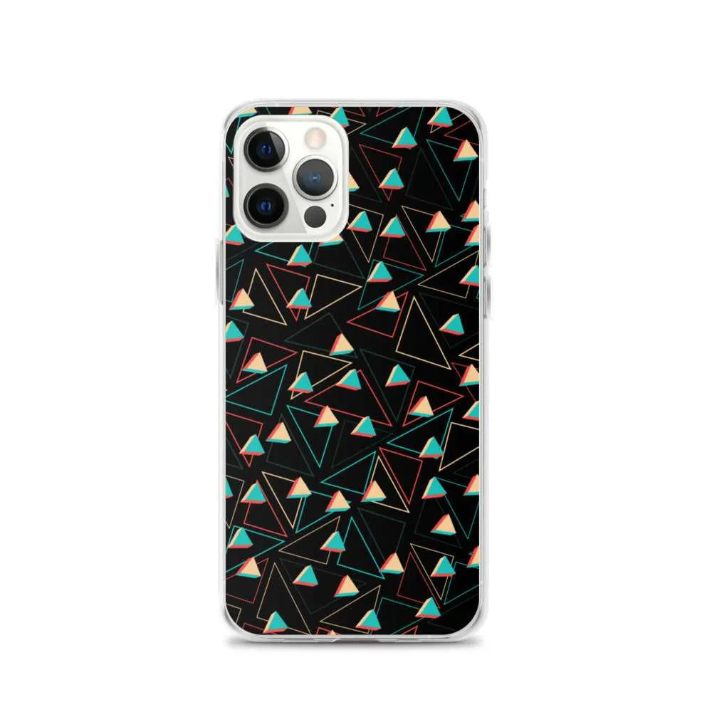 Triangular Candied Black iPhone Case