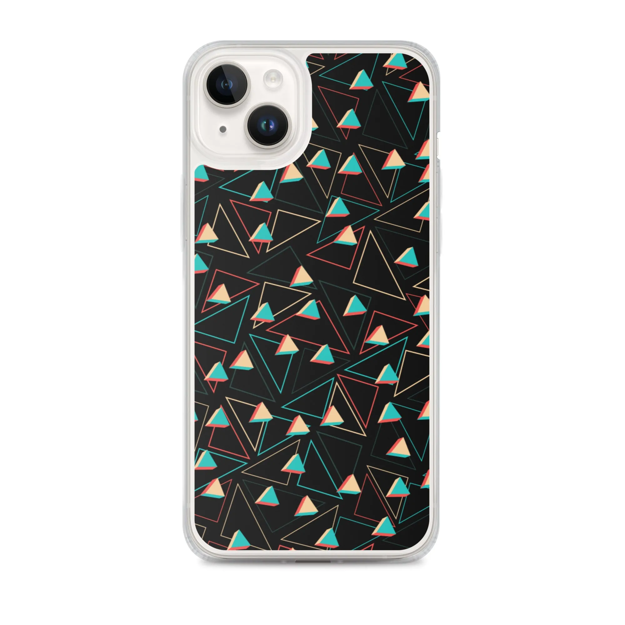 Triangular Candied Black iPhone Case