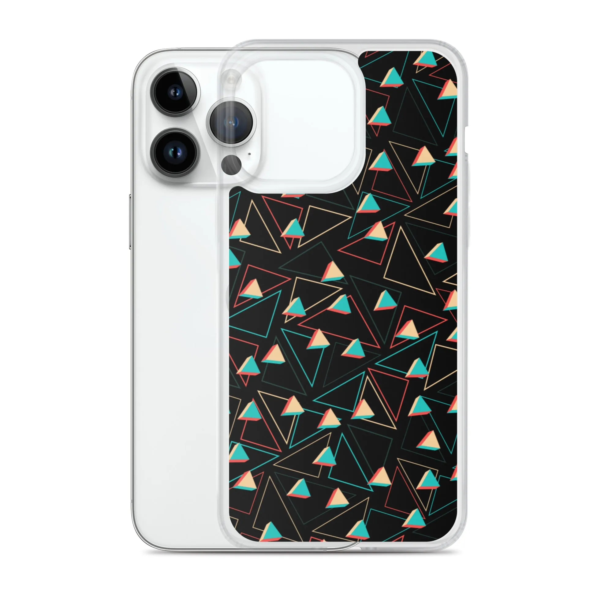 Triangular Candied Black iPhone Case