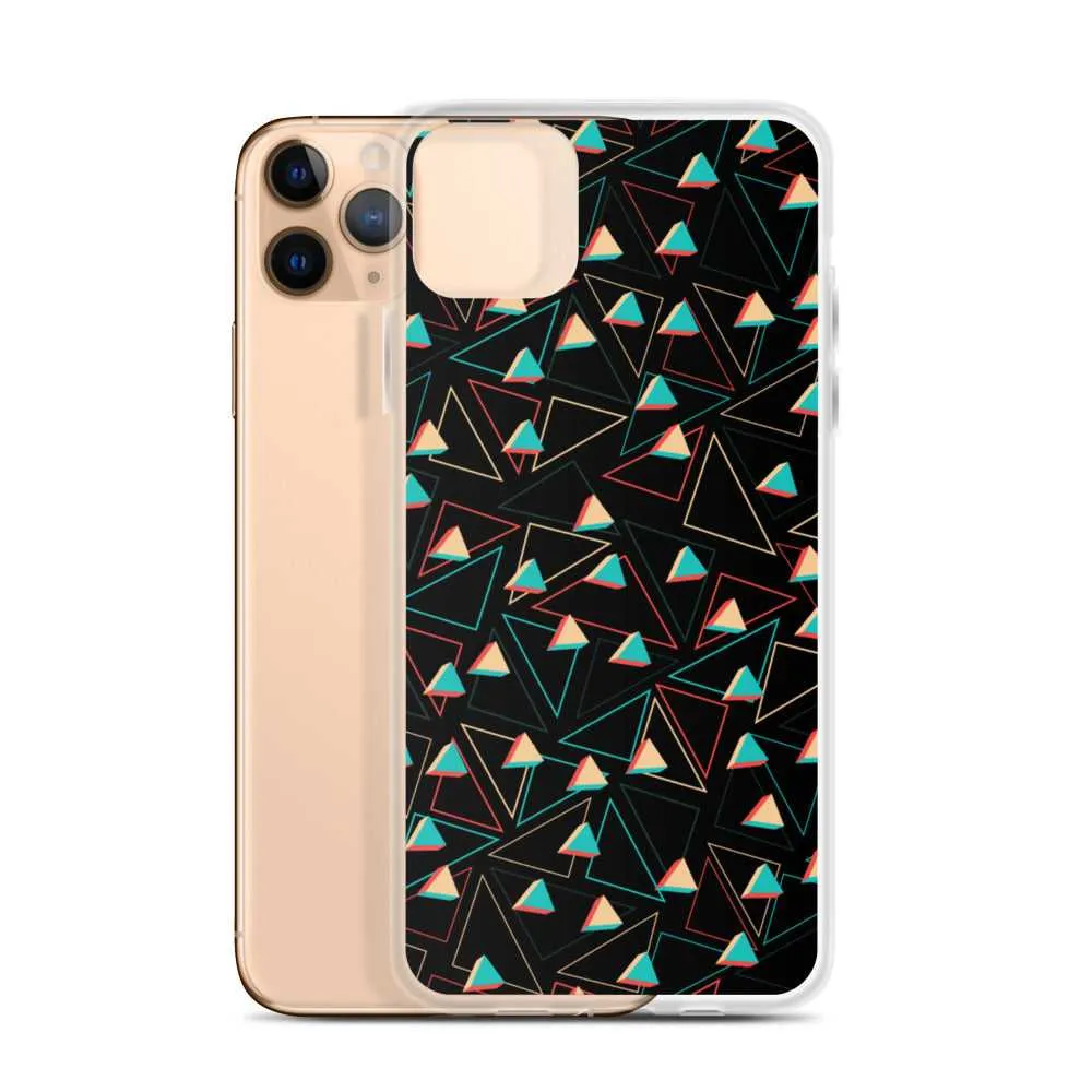 Triangular Candied Black iPhone Case