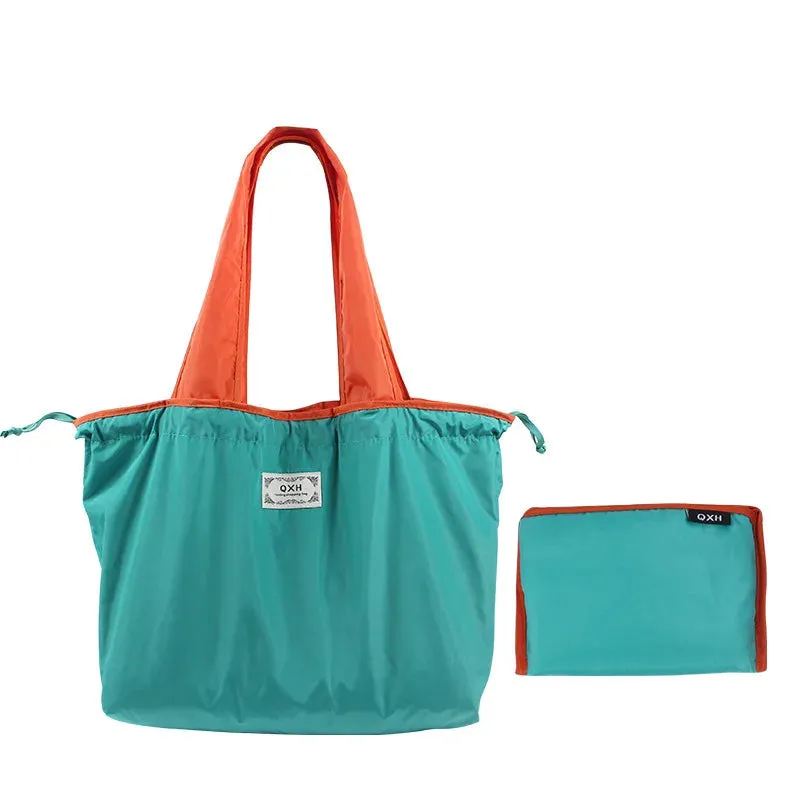 Uakiss 1PC Environmentally Friendly Shopping Bag, Foldable One Shoulder Carrying Bag, Portable Supermarket Grocery Bag