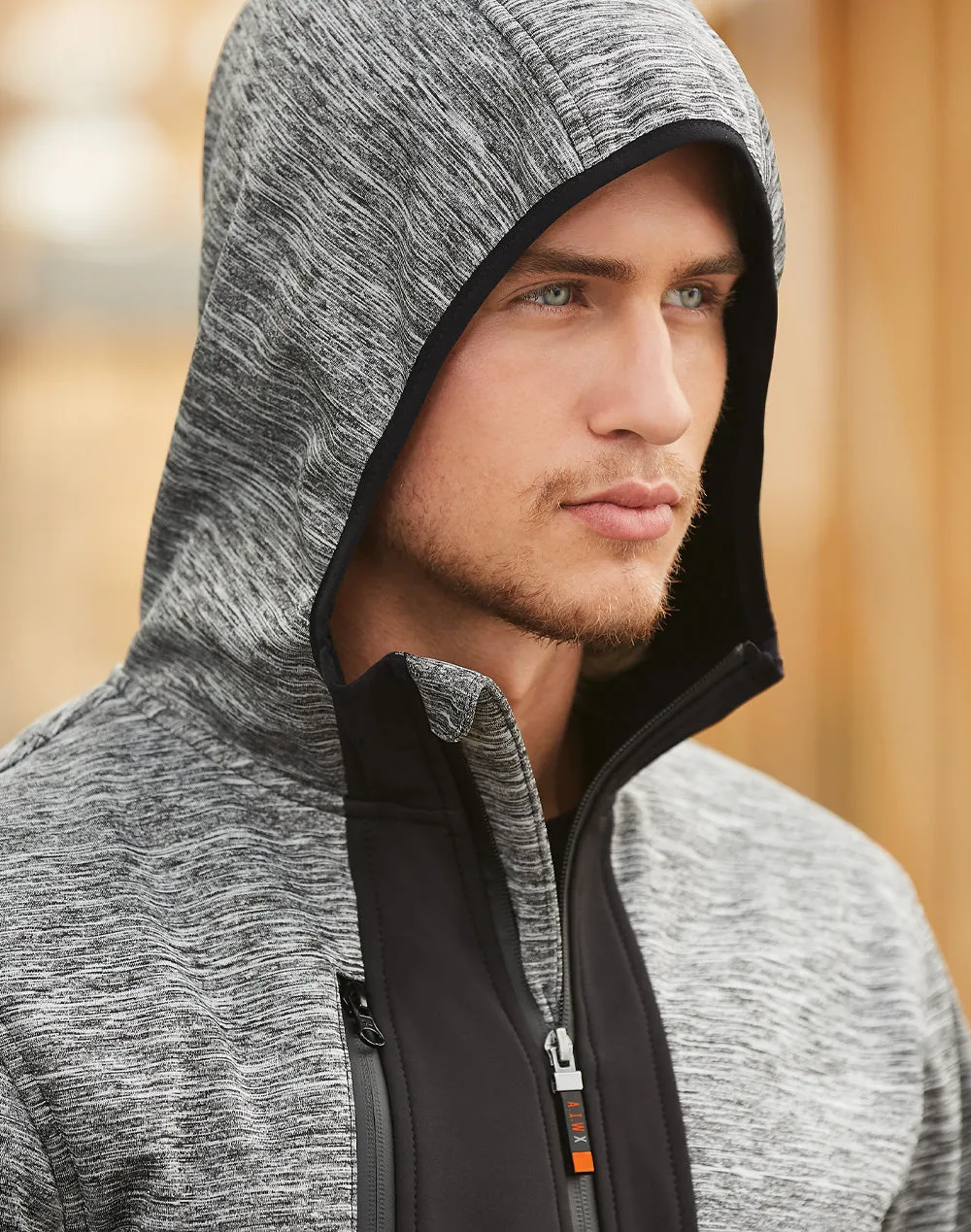 Unisex Laminated Functional Knit Hoodie JK49