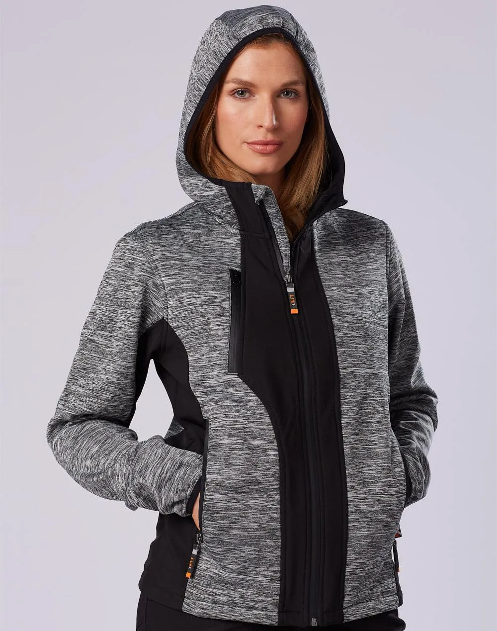 Unisex Laminated Functional Knit Hoodie JK49