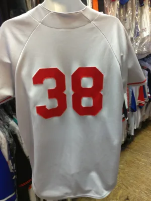 Vintage '04 #38 CURT SHILLING Boston Red Sox MLB Majestic Jersey L