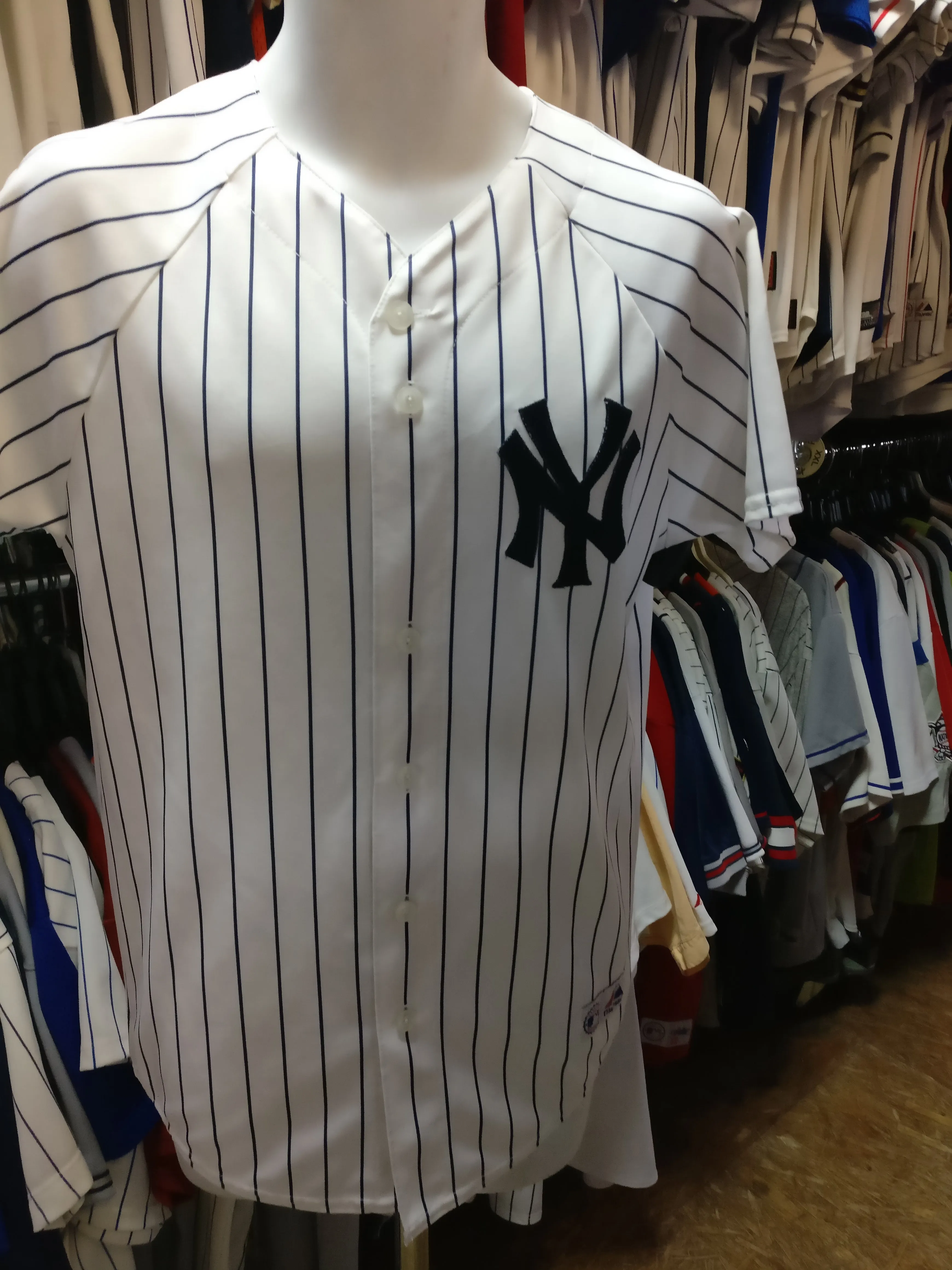 Vintage #13 ALEX RODRIGUEZ New York Yankees MLB Majestic Jersey YXL
