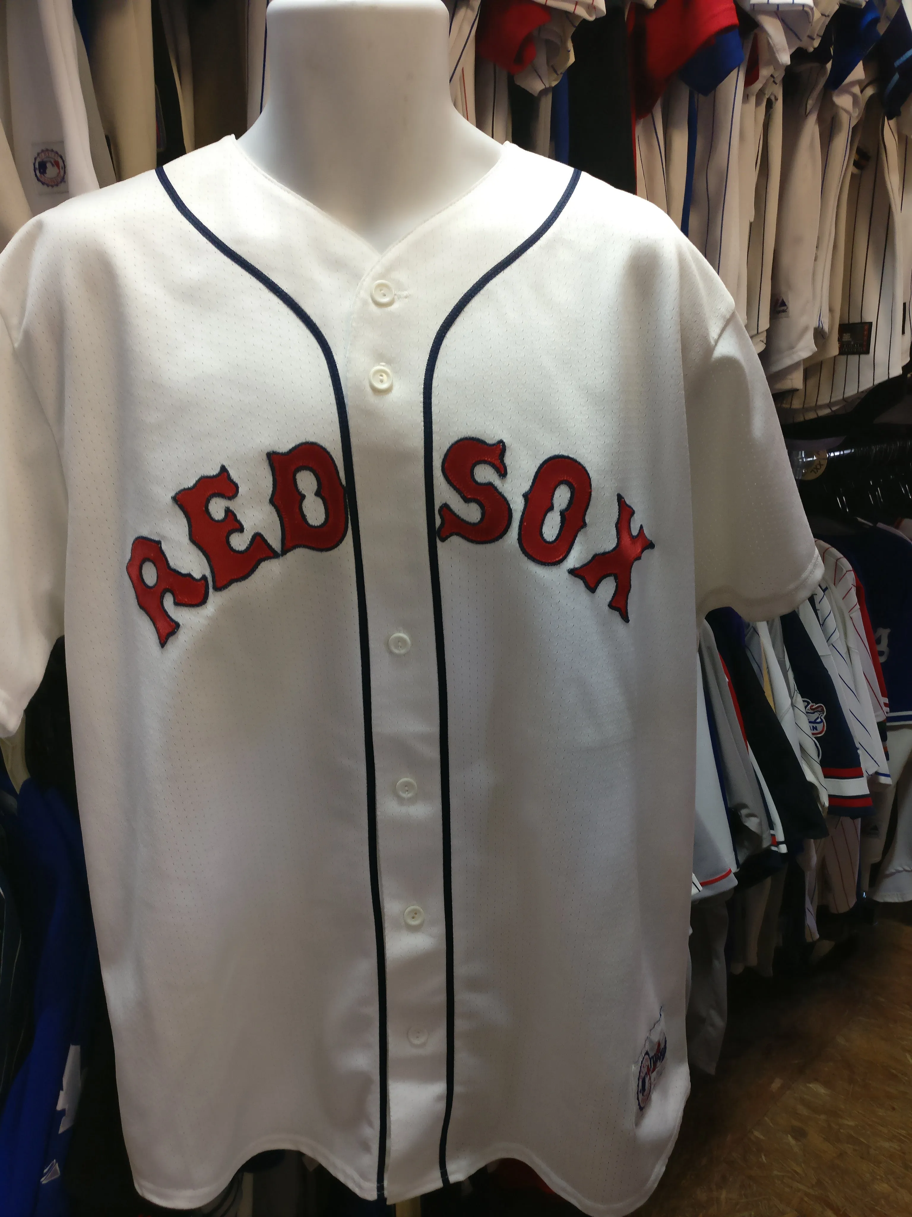 Vintage #45 PEDRO MARTINEZ Boston Red Sox MLB Majestic Jersey XL