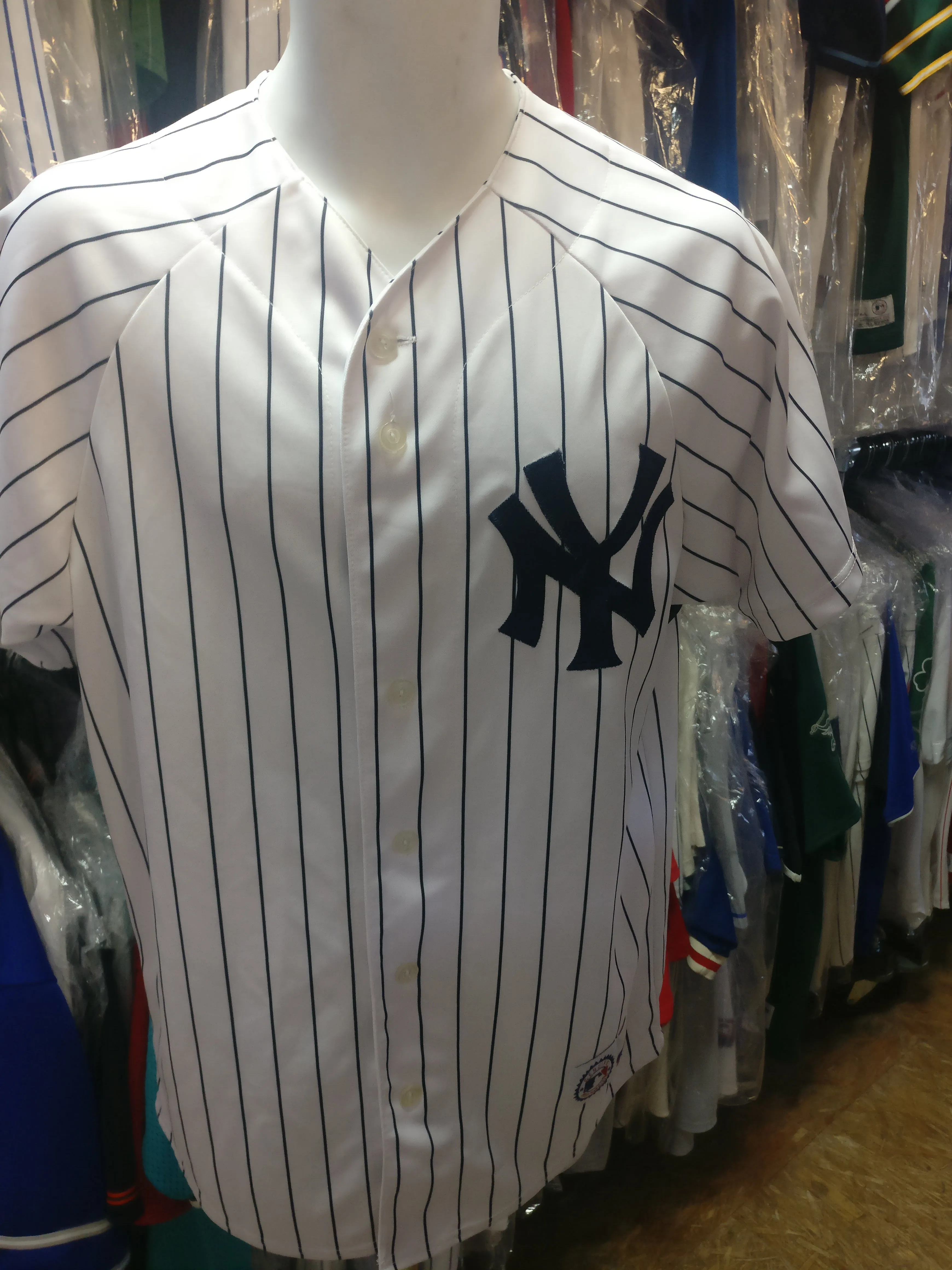 Vintage #51 BERNIE WILLIAMS New York Yankees MLB Majestic Jersey M