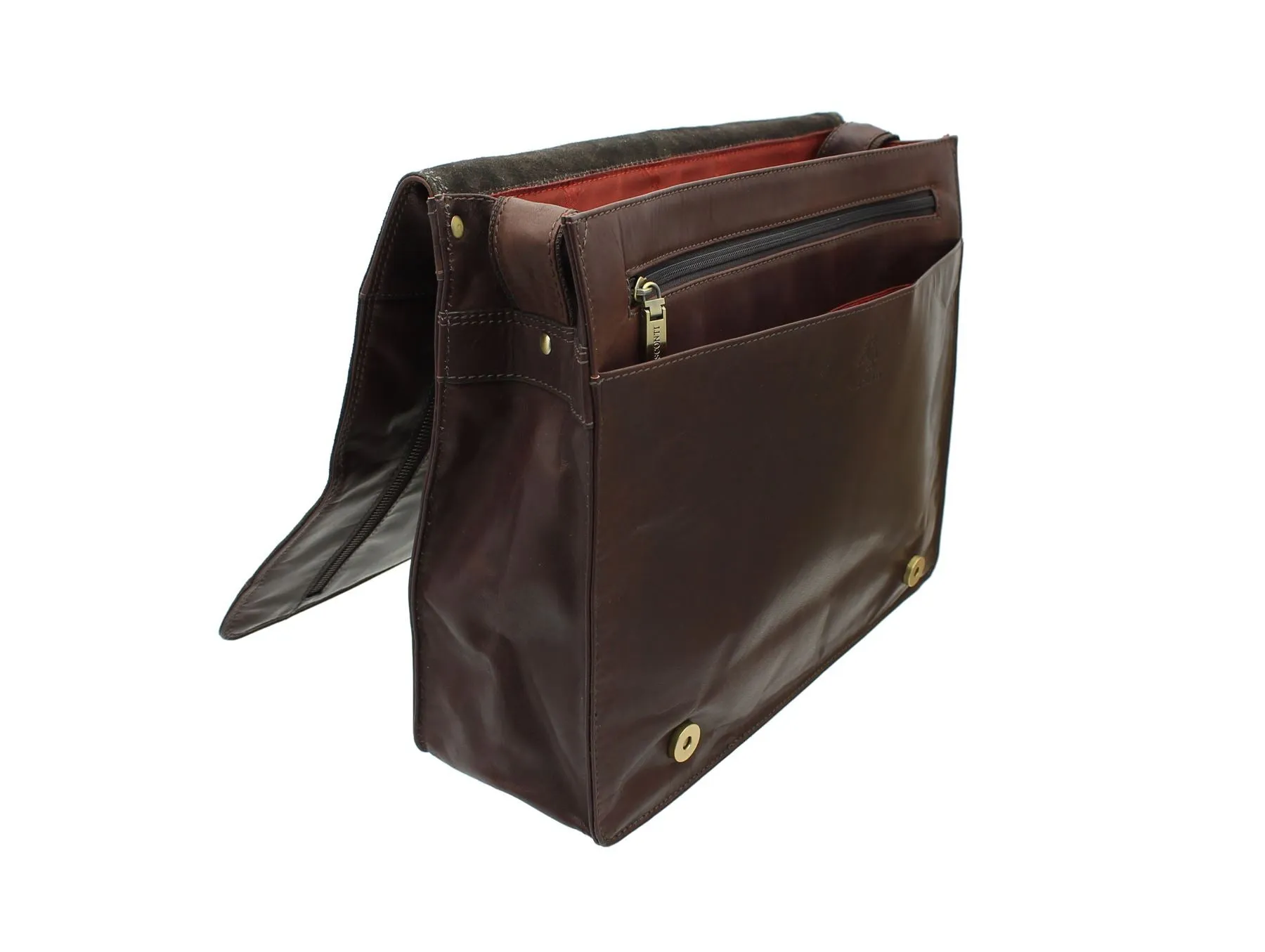 Visconti Merlin Collection CARTER Leather A4 Laptop / Messenger Bag ML23