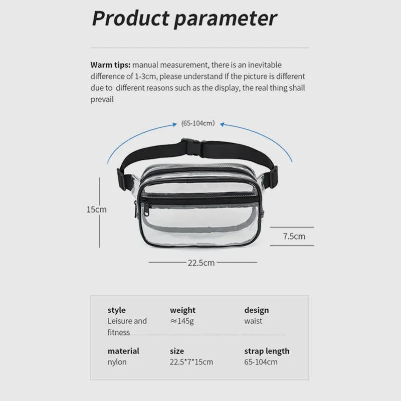 Waist Bag For Outdoor Sports Horizontal Waterproof Casual Phone Bag