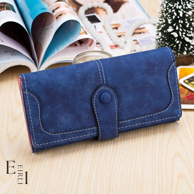 Wallet Women, Fabric Polyester, Blue