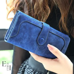 Wallet Women, Fabric Polyester, Blue