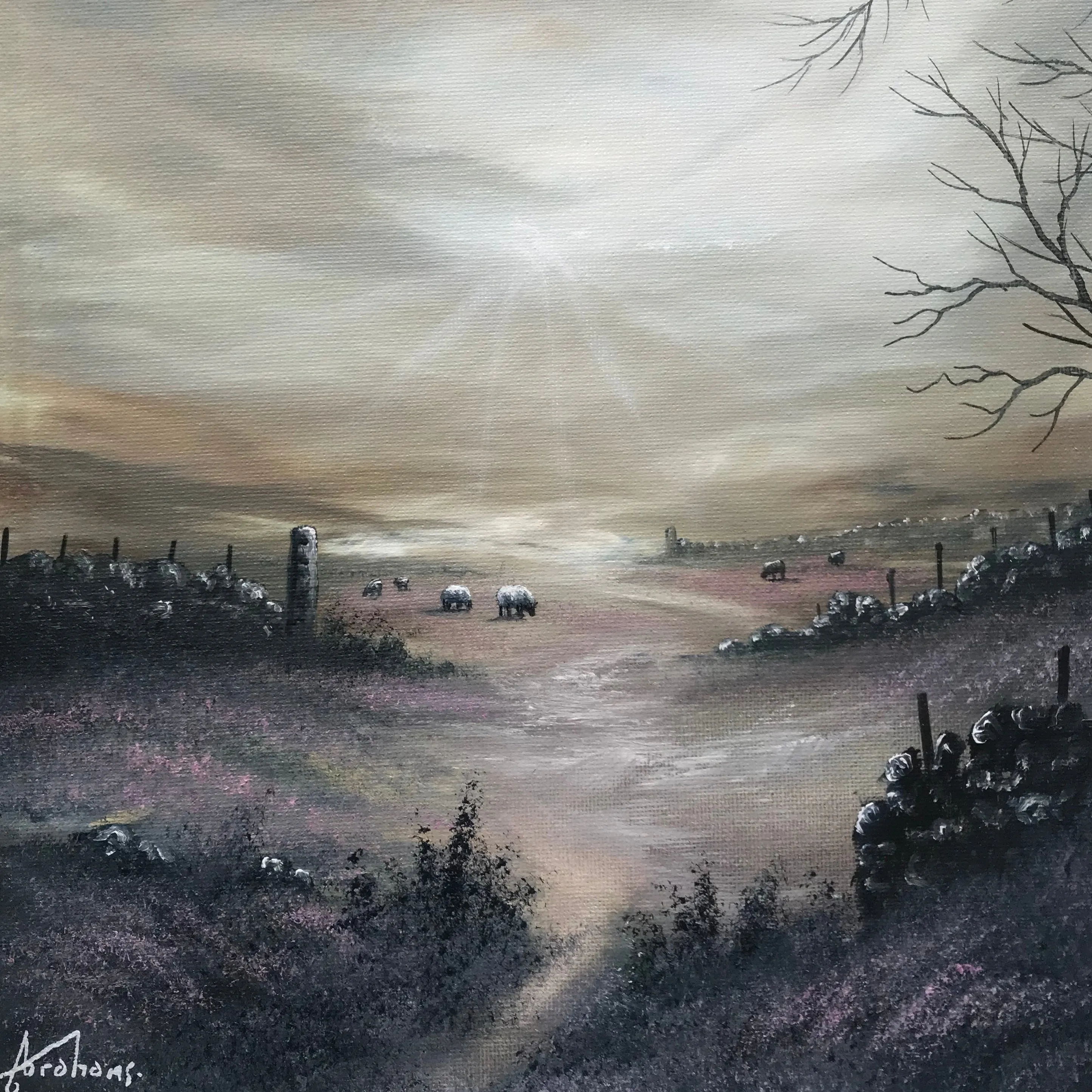 Warming Thoughts Original by Danny Abrahams SOLD