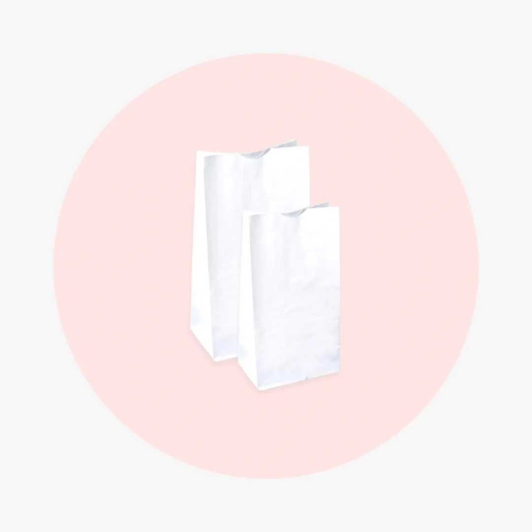 White Paper Bag #8