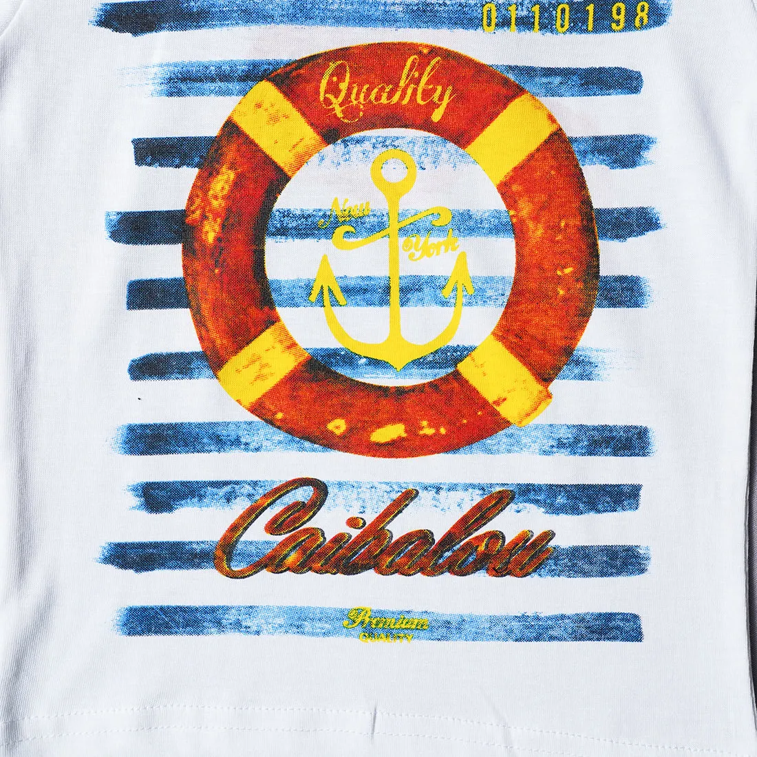 White Stylish T-Shirt for Boys