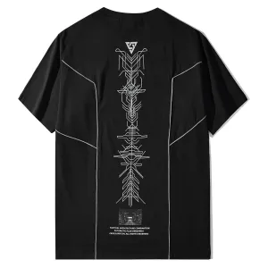 WLS Functional Reflective Strip Print Cotton Tee