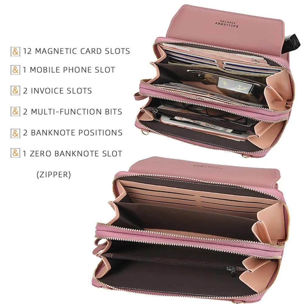 Women's PU Leather Phone Bag
