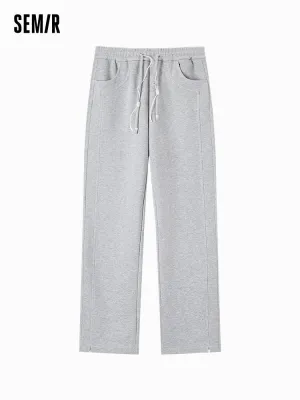 Women's red straight pants