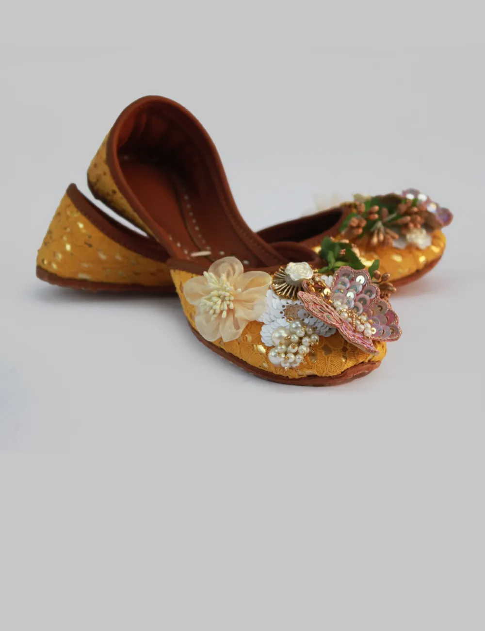 Yellow | Fancy & Stylish Khussa for Women