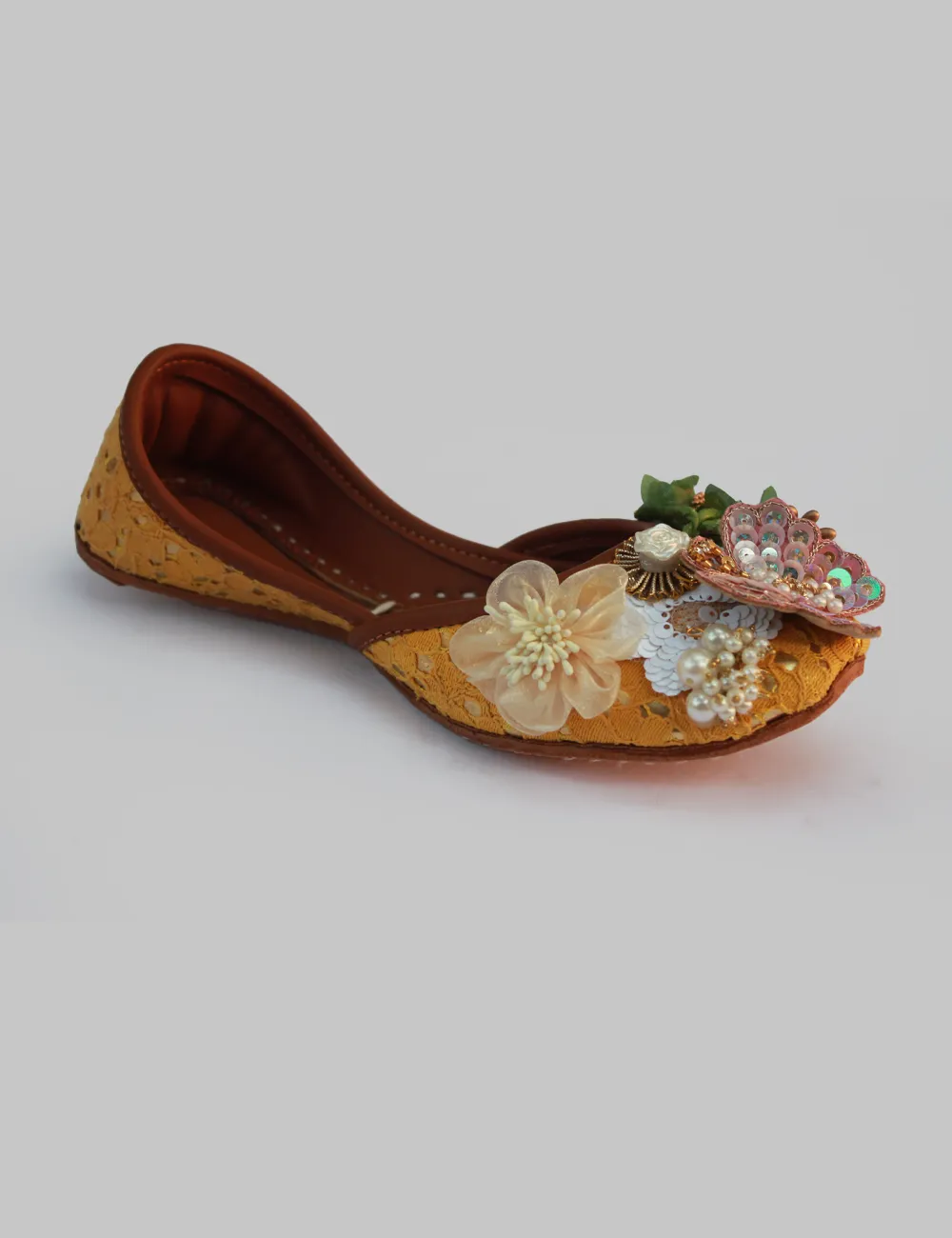 Yellow | Fancy & Stylish Khussa for Women