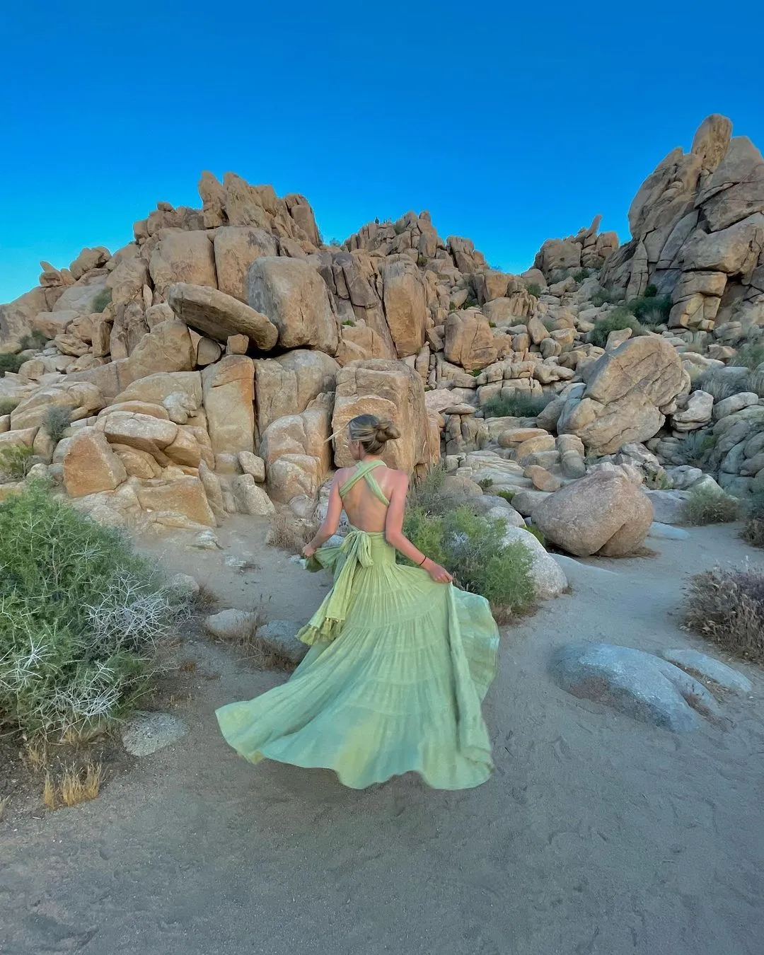 ZELA GODDESS Stylish DRESS - SAGE