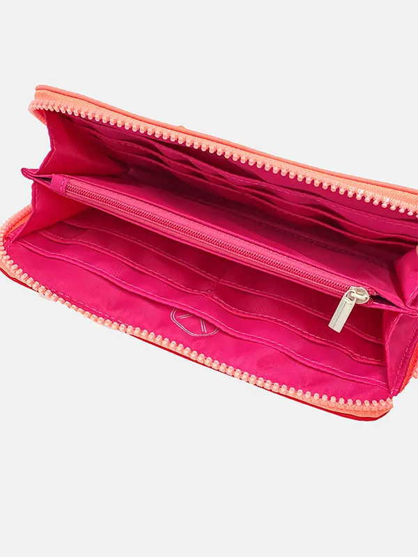 Zip-around wallet Flame Scarlet